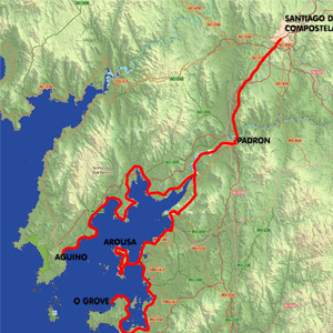 Albergues Ruta del Mar de Arousa y Río Ulla