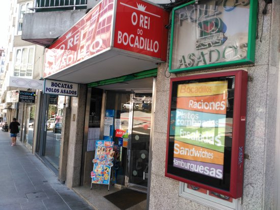 O Rei do bocadillo en Santiago de Compostela