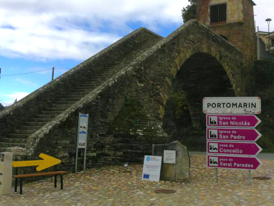 El pueblo de Galicia en pleno Camino que volvió a nacer tras ser devorado por el Miño